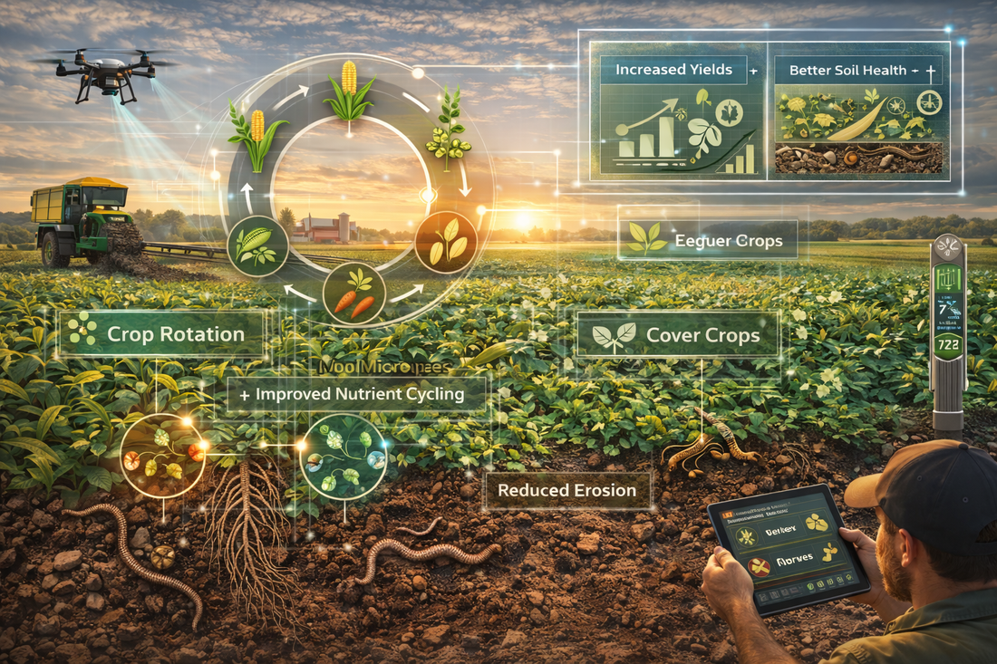 Best Crop Rotation and Soil Management Practices to Increase Yield